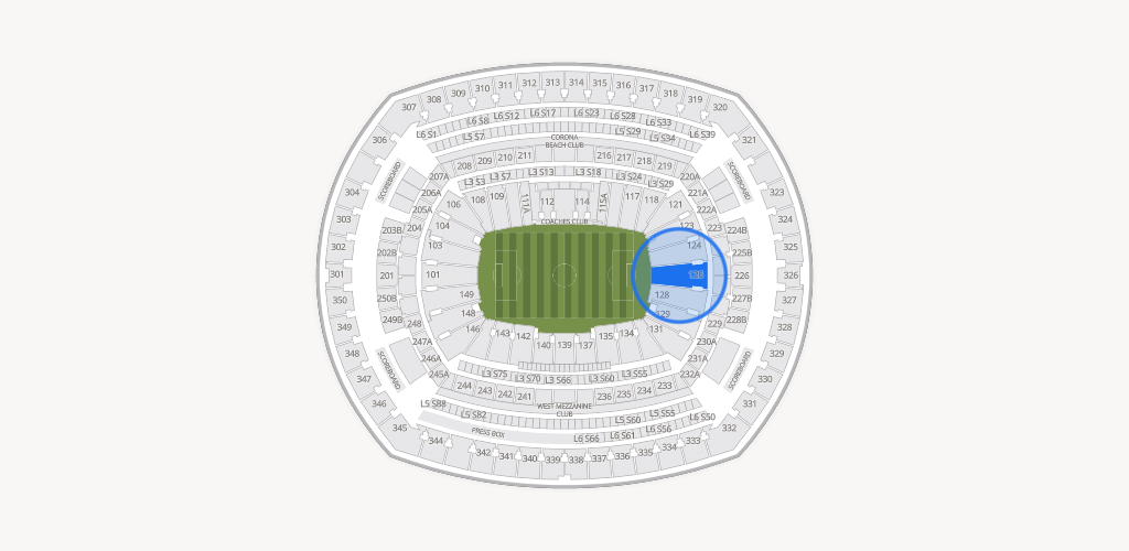 MetLife Stadium Seating Chart