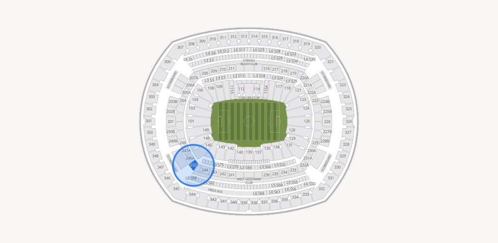 MetLife Stadium Seating Chart