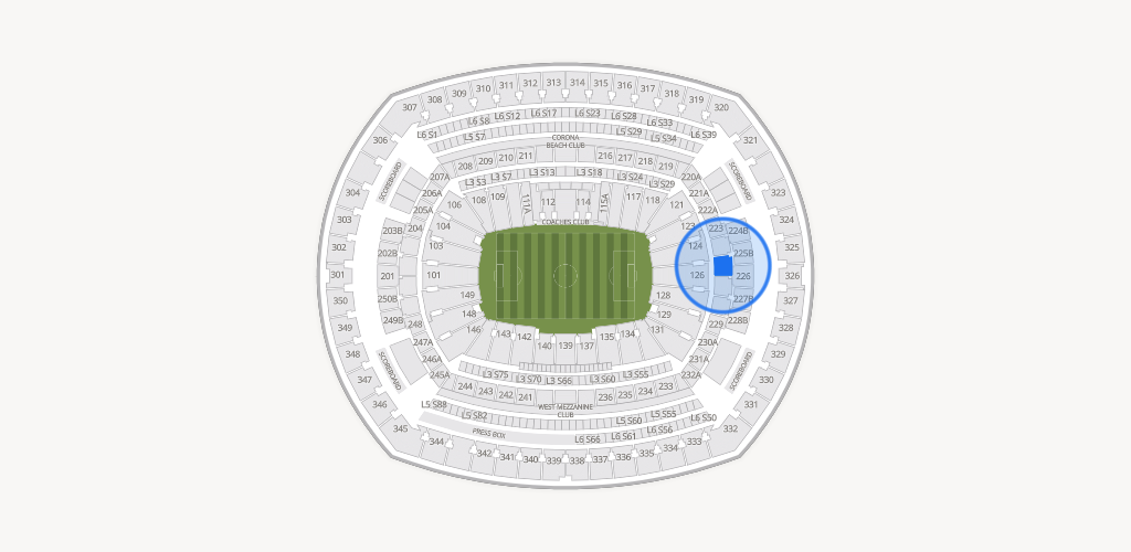 MetLife Stadium Seating Chart