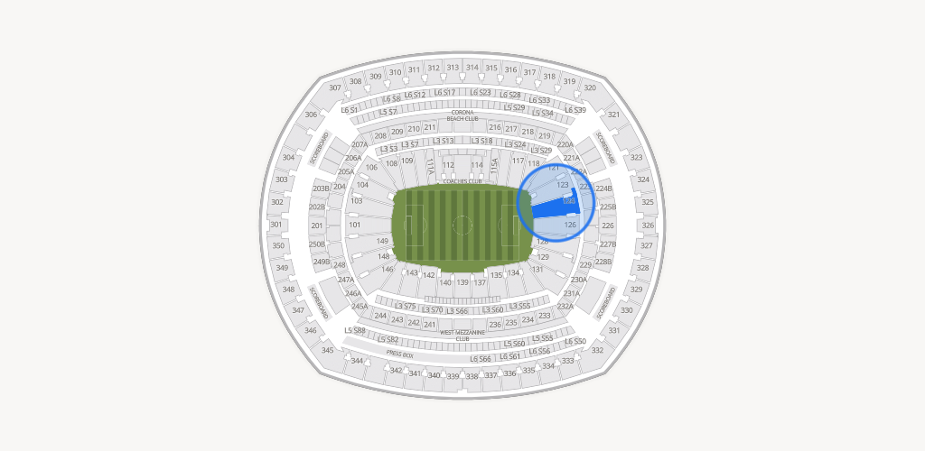 MetLife Stadium Seating Chart