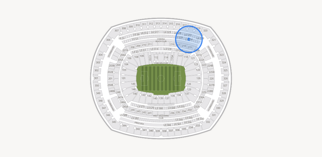 MetLife Stadium Seating Chart