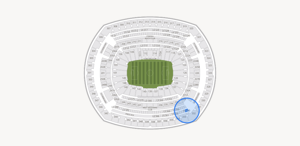 MetLife Stadium Seating Chart