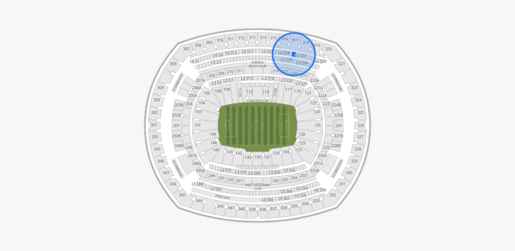 MetLife Stadium Seating Chart