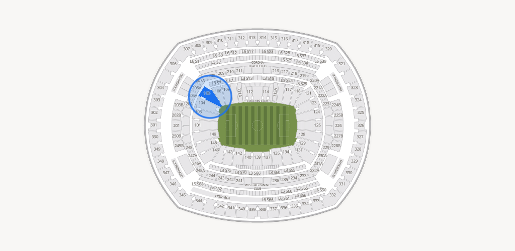 MetLife Stadium Seating Chart