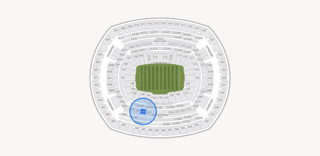MetLife Stadium Seating Chart