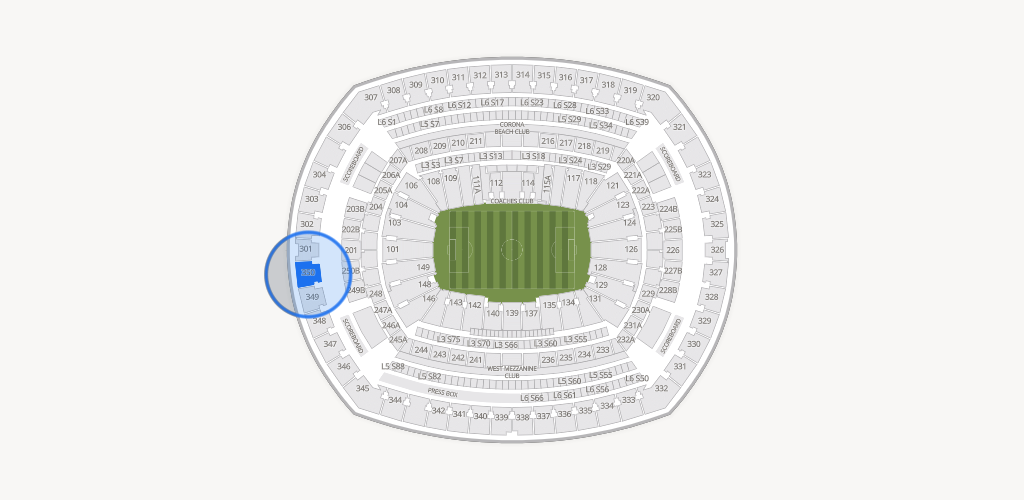 MetLife Stadium Seating Chart