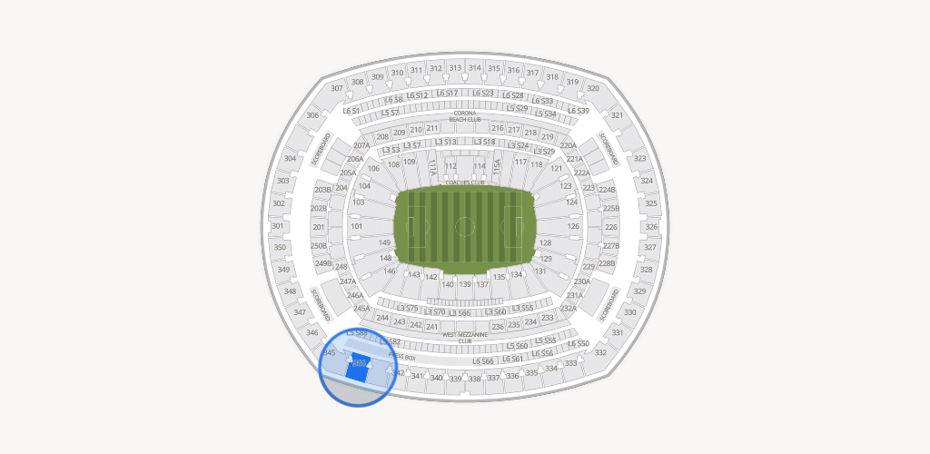 MetLife Stadium Seating Chart