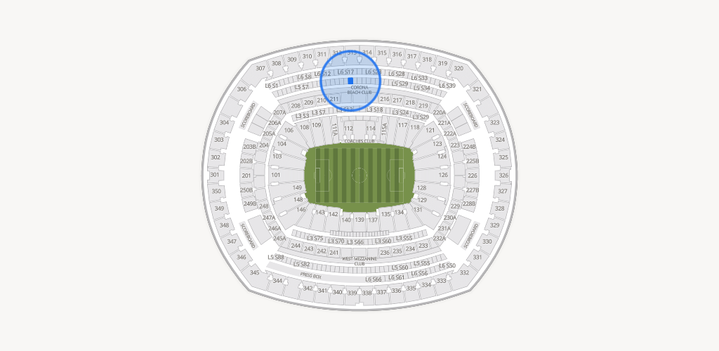 MetLife Stadium Seating Chart