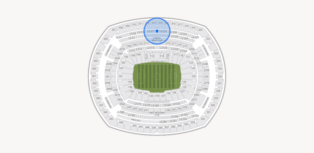 MetLife Stadium Seating Chart
