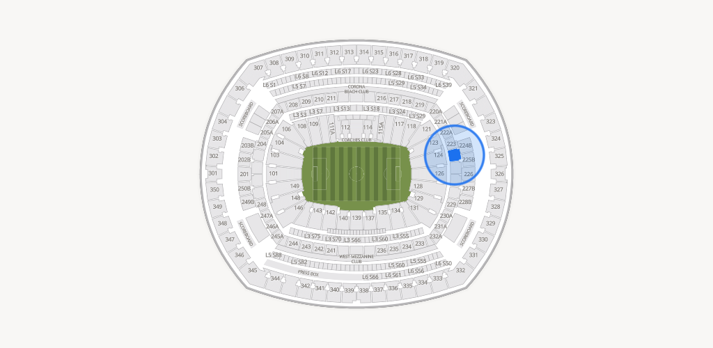 MetLife Stadium Seating Chart