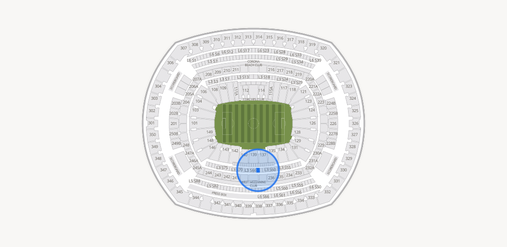 MetLife Stadium Seating Chart
