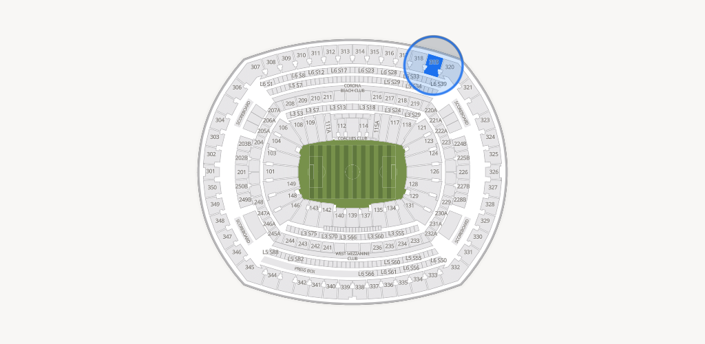 MetLife Stadium Seating Chart