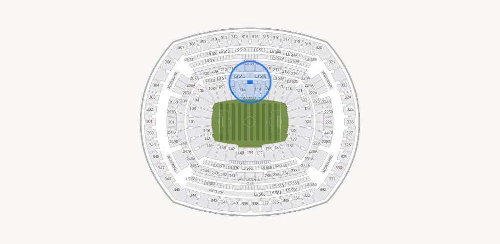 MetLife Stadium Seating Chart
