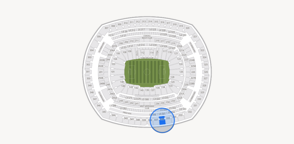 MetLife Stadium Seating Chart