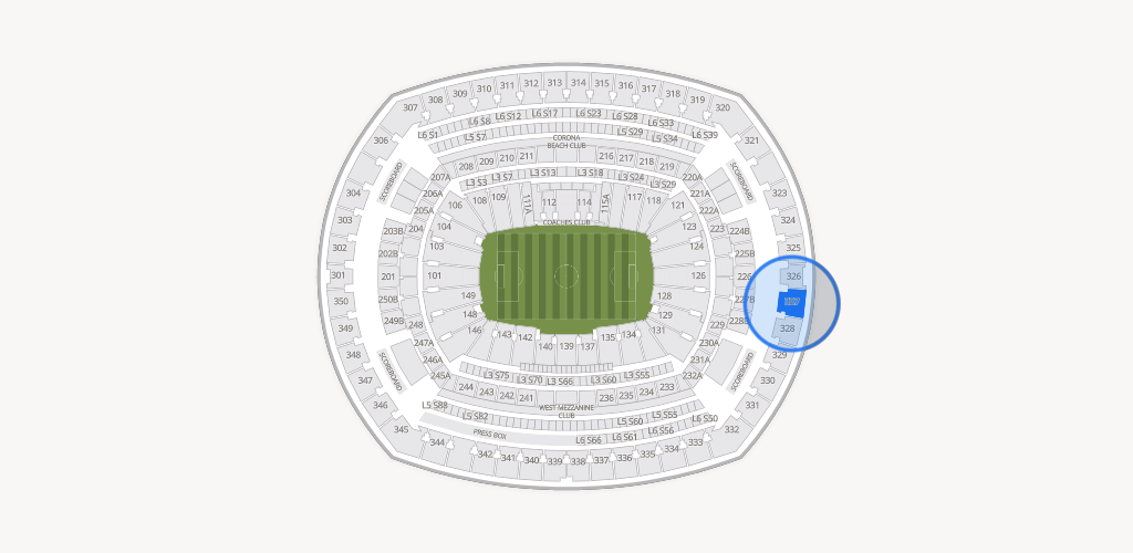 MetLife Stadium Seating Chart
