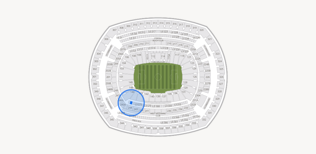 MetLife Stadium Seating Chart