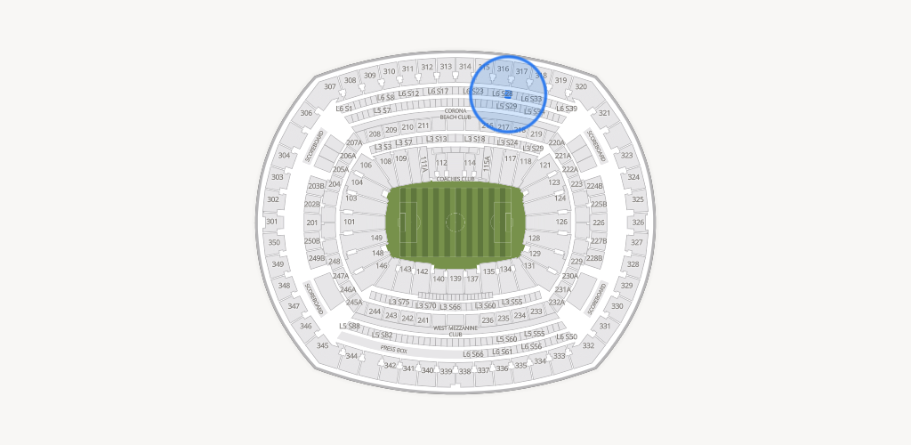 MetLife Stadium Seating Chart