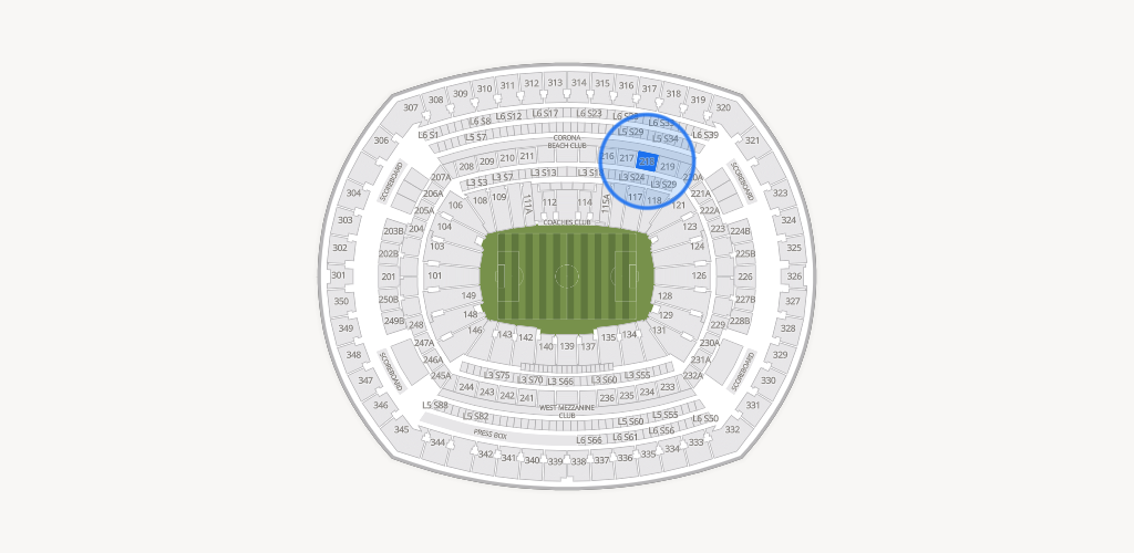 MetLife Stadium Seating Chart