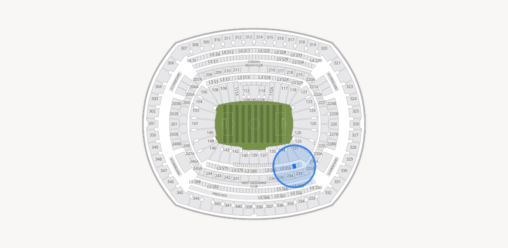 MetLife Stadium Seating Chart