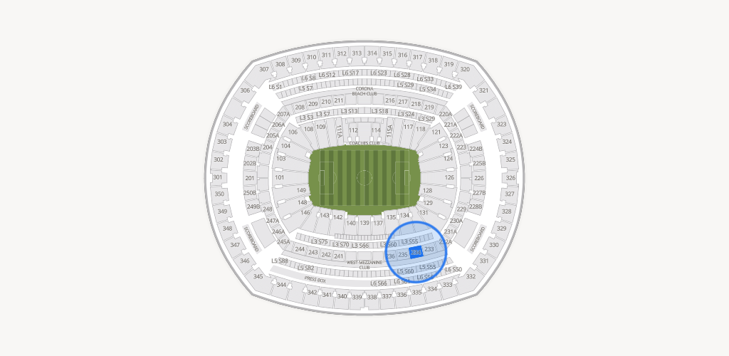 MetLife Stadium Seating Chart