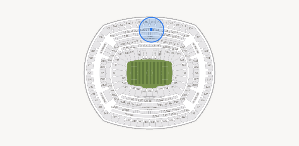 MetLife Stadium Seating Chart