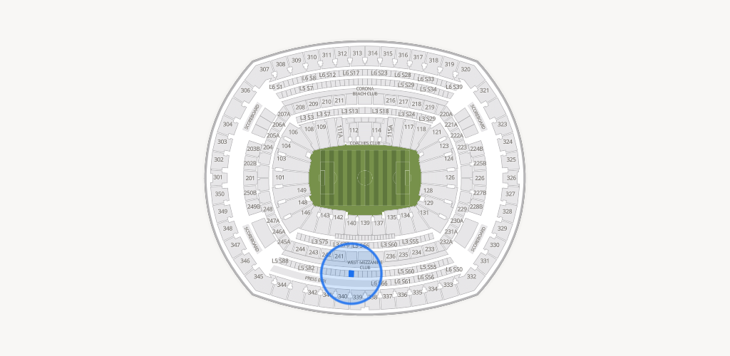 MetLife Stadium Seating Chart