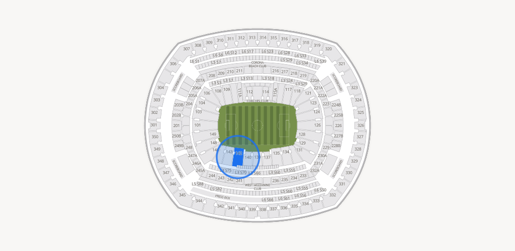 MetLife Stadium Seating Chart