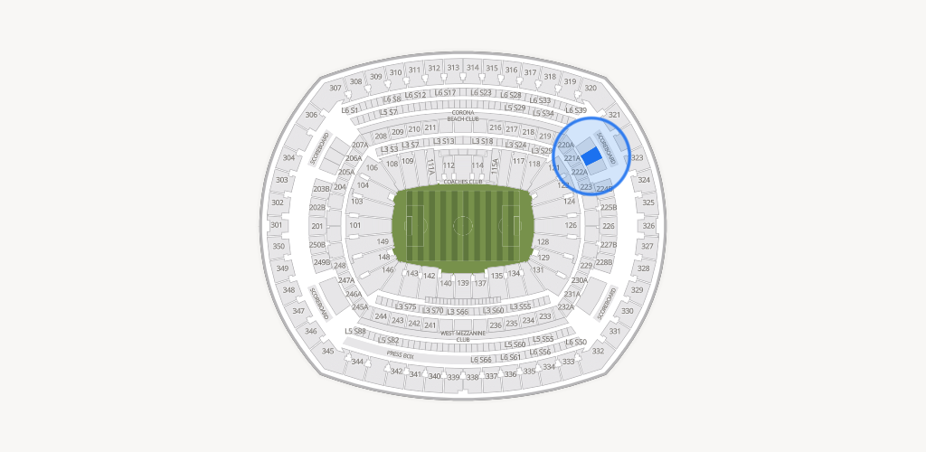 MetLife Stadium Seating Chart