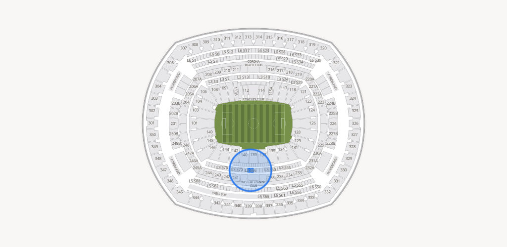 MetLife Stadium Seating Chart