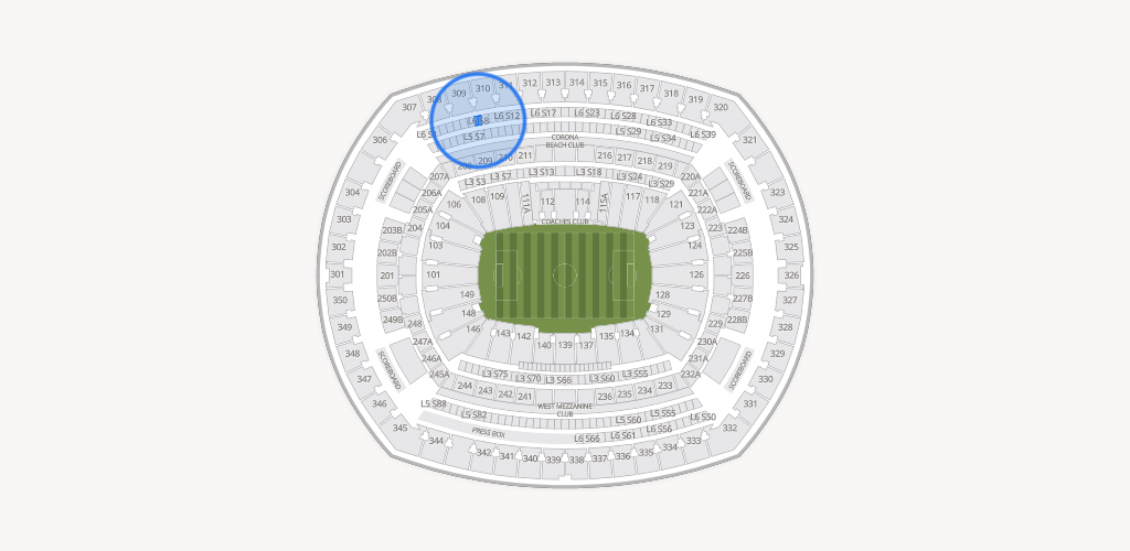 MetLife Stadium Seating Chart