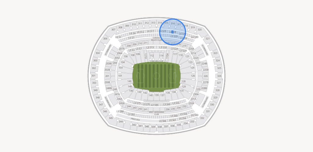 MetLife Stadium Seating Chart