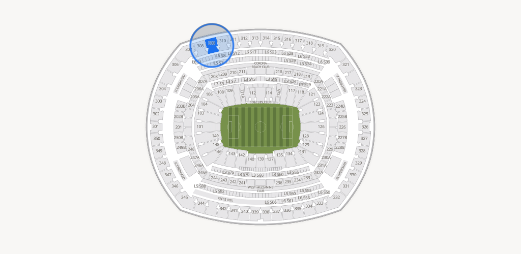 MetLife Stadium Seating Chart