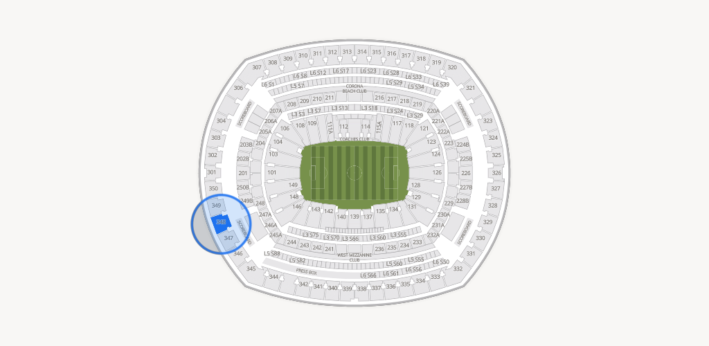 MetLife Stadium Seating Chart