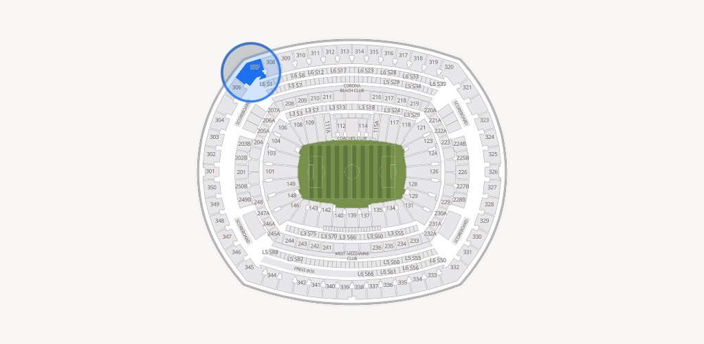 MetLife Stadium Seating Chart