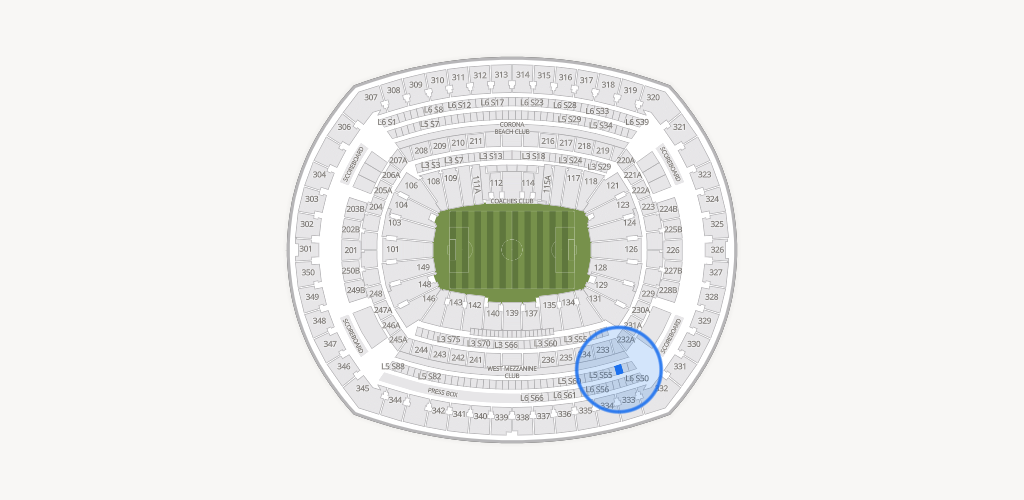 MetLife Stadium Seating Chart