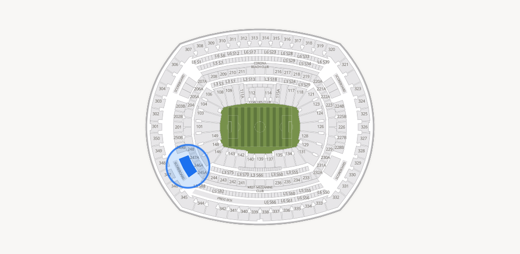 MetLife Stadium Seating Chart