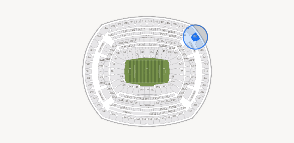 MetLife Stadium Seating Chart