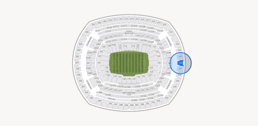 MetLife Stadium Seating Chart