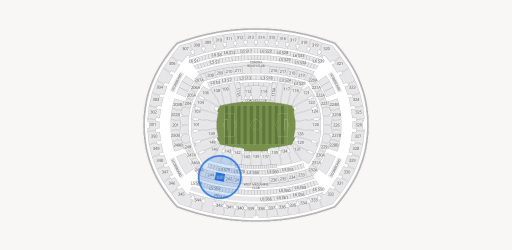 MetLife Stadium Seating Chart