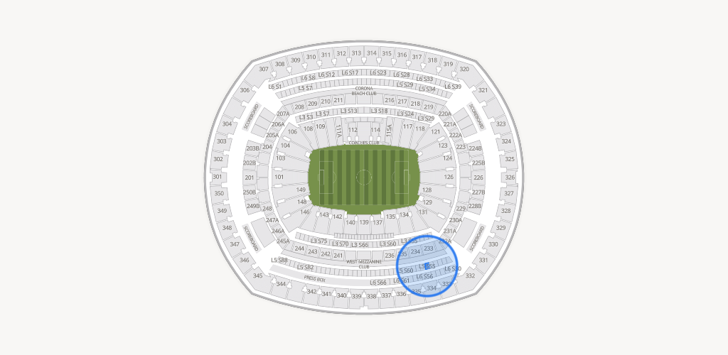 MetLife Stadium Seating Chart