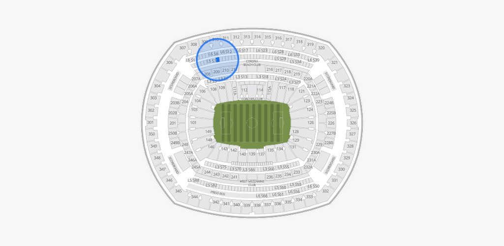 MetLife Stadium Seating Chart