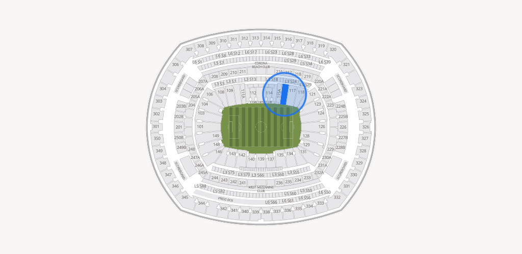 MetLife Stadium Seating Chart