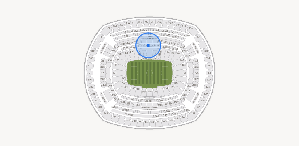 MetLife Stadium Seating Chart