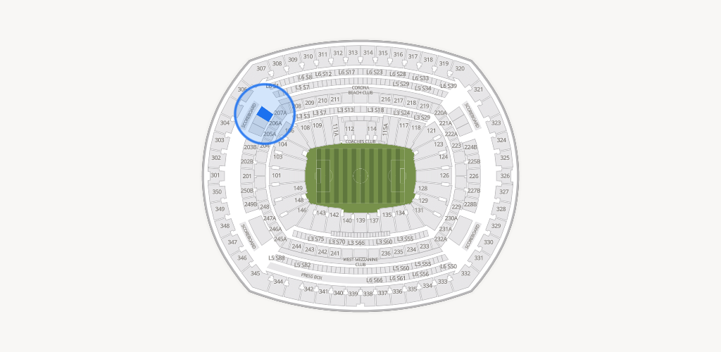 MetLife Stadium Seating Chart