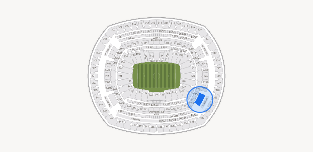 MetLife Stadium Seating Chart