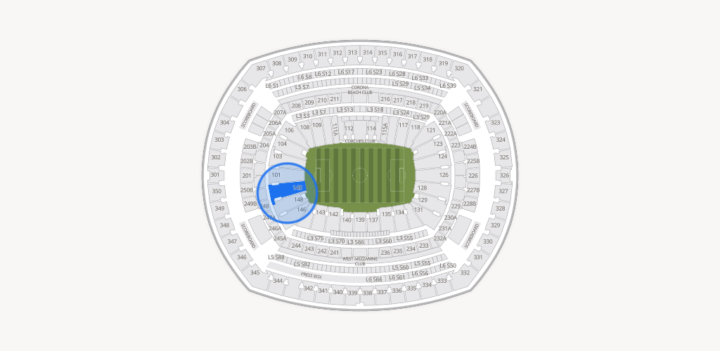 MetLife Stadium Seating Chart