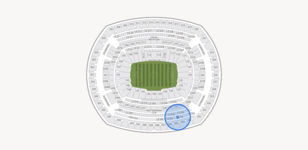 MetLife Stadium Seating Chart