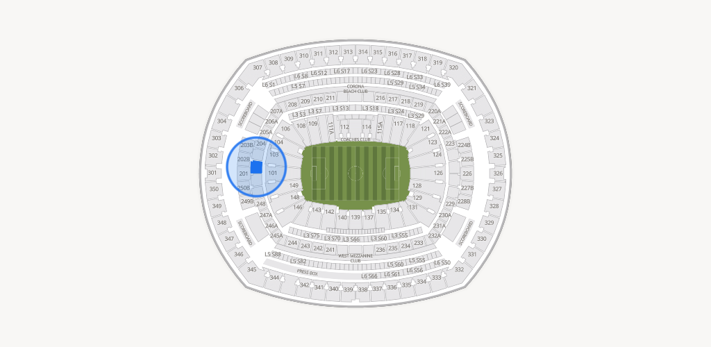 MetLife Stadium Seating Chart