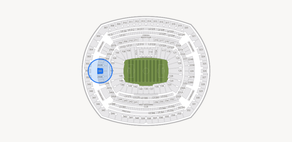 MetLife Stadium Seating Chart