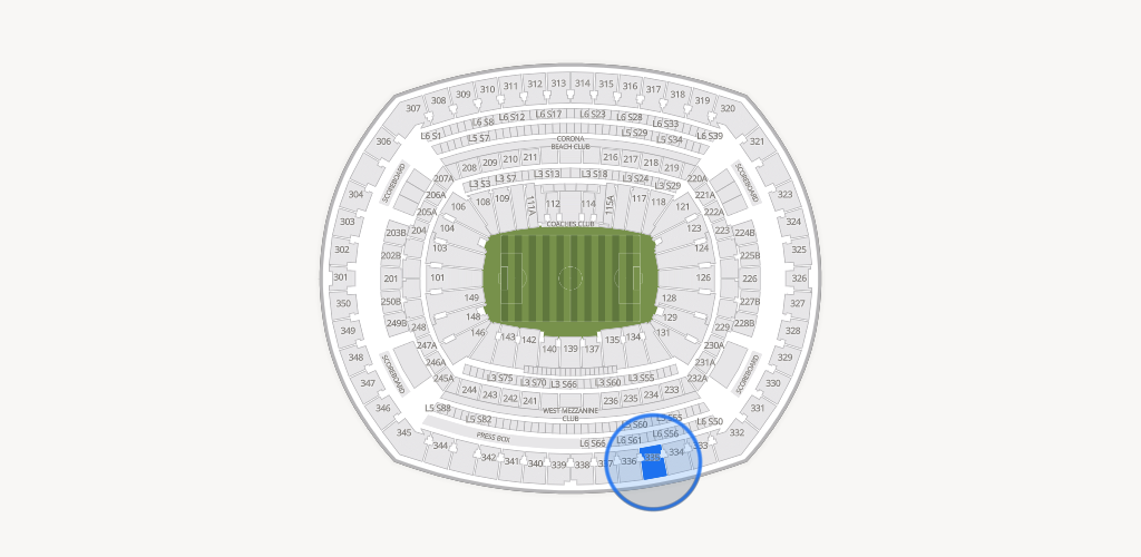 MetLife Stadium Seating Chart